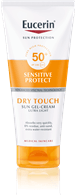 Eucerini Sensitive Protecti päikesekaitse geel-kreem Dry Touch tundlikule nahale (SPF 50+)